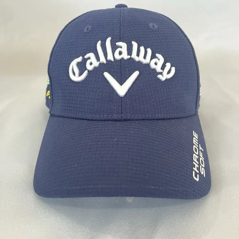 Callaway Chrome Soft Apex Epic Flash Adjustable Blue Golf Hat 100% Polyester